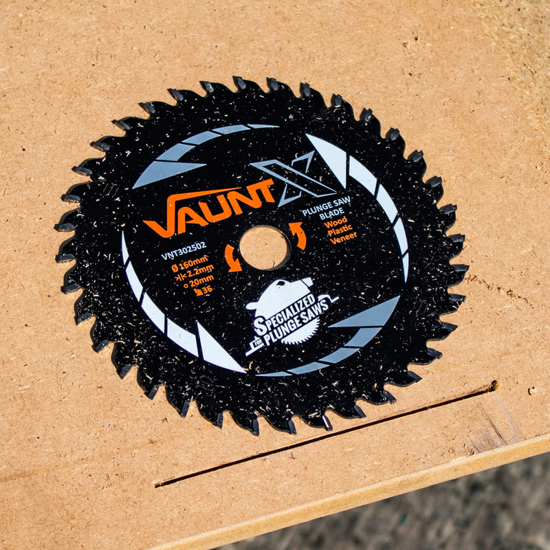 Vaunt X1310020 X 160mm x 20mm 36T TCT Circular Plunge Saw Blade