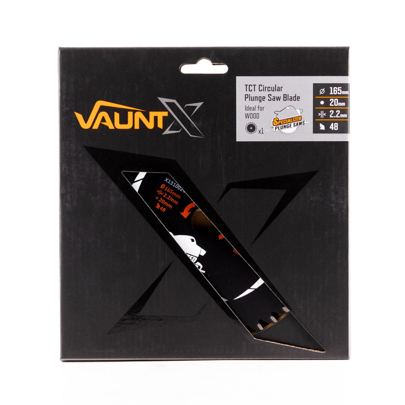 Vaunt X1310024 X 165mm x 20mm 48T TCT Circular Plunge Saw Blade