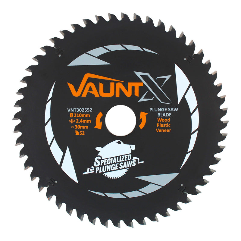 Vaunt X1310025 X 210mm x 30mm 52T TCT Circular Plunge Saw Blade