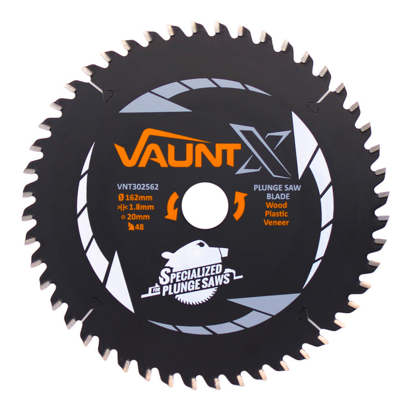 Vaunt X1310026 X 162mm x 20mm 48T TCT Circular Plunge Saw Blade