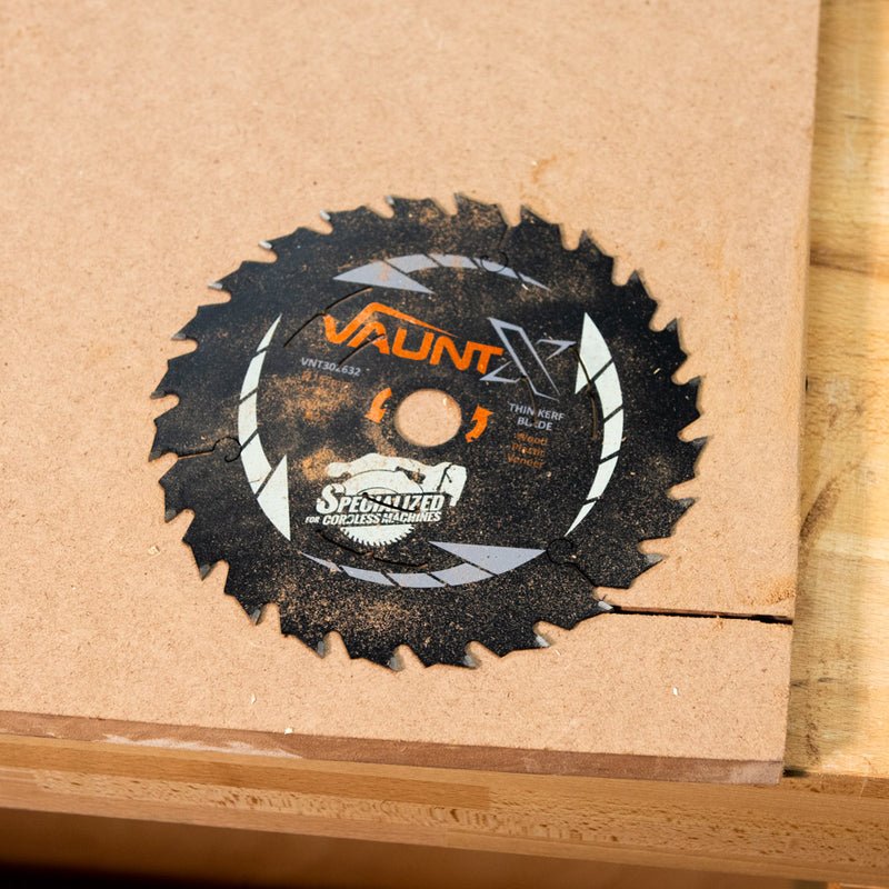 Vaunt X1310030 X 136mm x 20mm 20T TCT Circular Thin Kerf Saw Blade with 10mm Reduction Ring