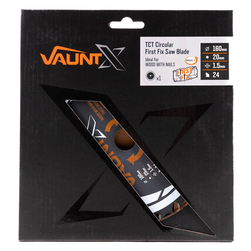 Vaunt X1310050 X 160mm x 20mm 24T First Fix Circular Saw Blade