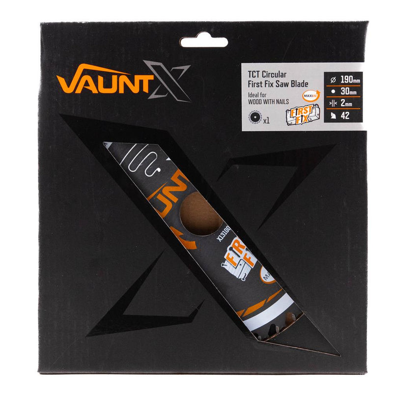 Vaunt X1310053 X 190mm x 30mm 42T First Fix Circular Saw Blade