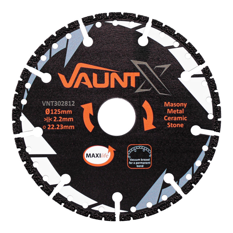 Vaunt X1312011 X Diamond Blade Turbo Multi-Purpose 125mm