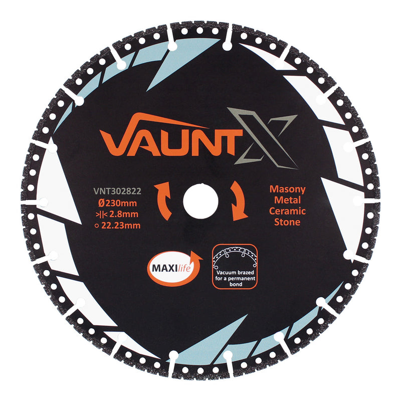 Vaunt X1312012 X Diamond Blade Turbo Multi-Purpose 230mm