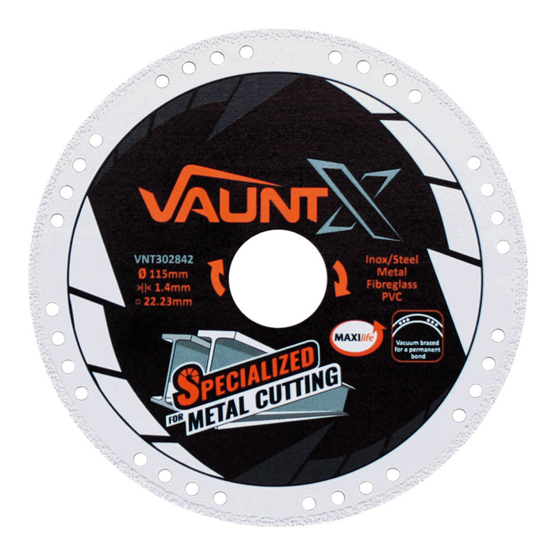 Vaunt X1312015 X Diamond Specialist Metal Cutting Blade 115mm