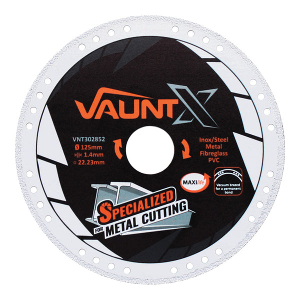 Vaunt X1312016 X Diamond Specialist Metal Cutting Blade 125mm