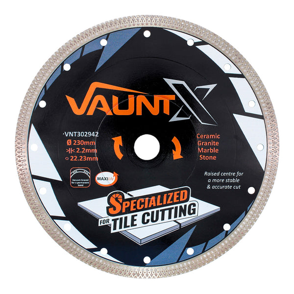 Vaunt X1312024 X Diamond Specialist Tile Cutting Blade 230mm