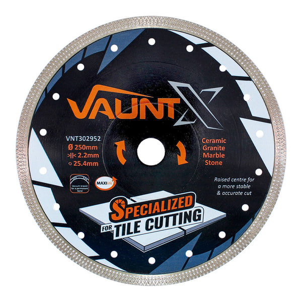 Vaunt X1312025 X Diamond Specialist Tile Cutting Blade 250mm