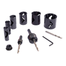 Vaunt X1323016 X Premium Holesaw Bi-Metal Plumbers Set Color Coded - 11 Piece