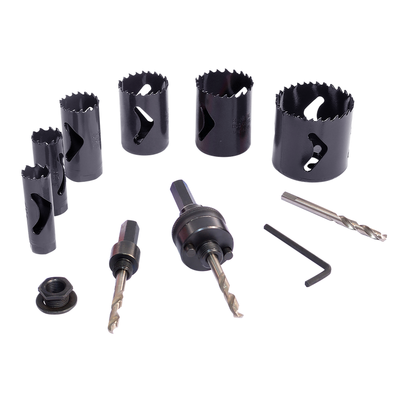 Vaunt X1323016 X Premium Holesaw Bi-Metal Plumbers Set Color Coded - 11 Piece