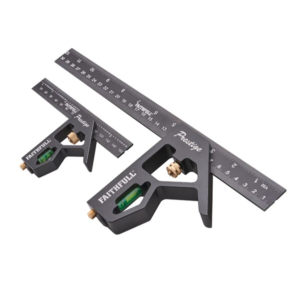 Faithfull CS300TCNC Combination Square Twin Pack 150 + 300MM