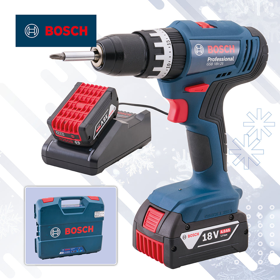 BOSCH COMBI DRILL 2X 4AH - 06019K9377