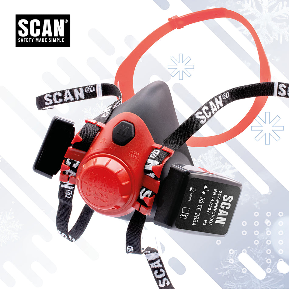 SCAN RESPIRATOR WITH P3 CARTRIDGES - SCARESPHMP3