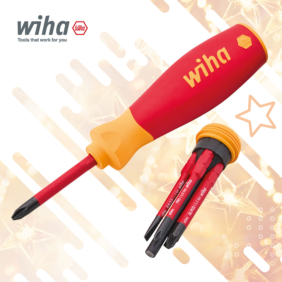 WIHA VDE INTERCHANGEABLE SCREWDRIVER SET - 45296