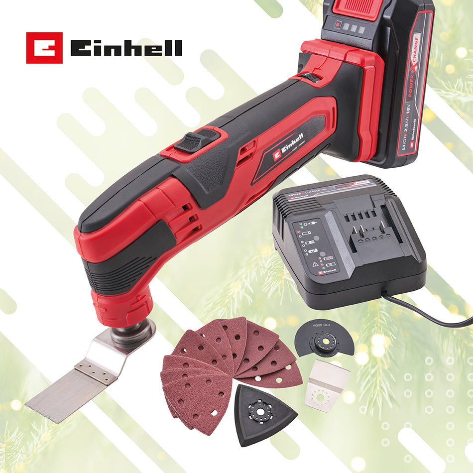EINHELL MULTI-TOOL KIT 18V 1 X 2.5AH - 4465195