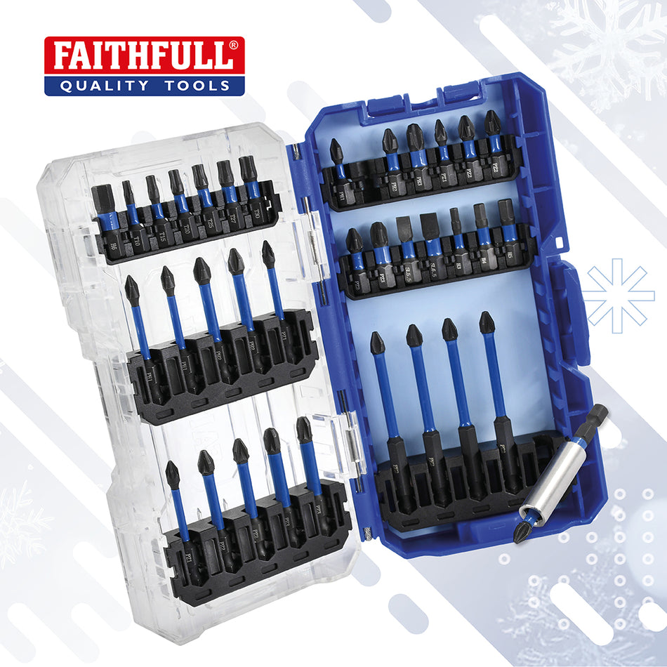 FAITHFULLL IMPACT BIT CASE SET 36PCS - SDMPT36PC