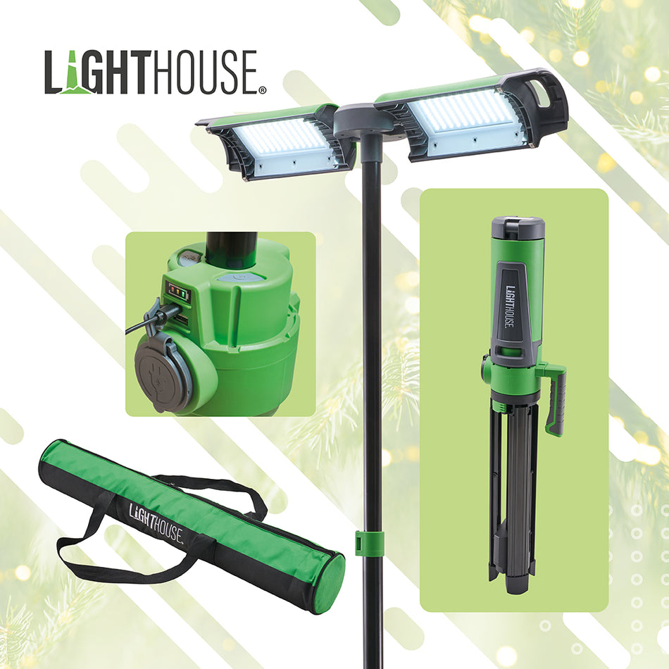 LIGHTHOUSE RECHARGEABLE SITE LIGHT 10,000LM - RSL10000