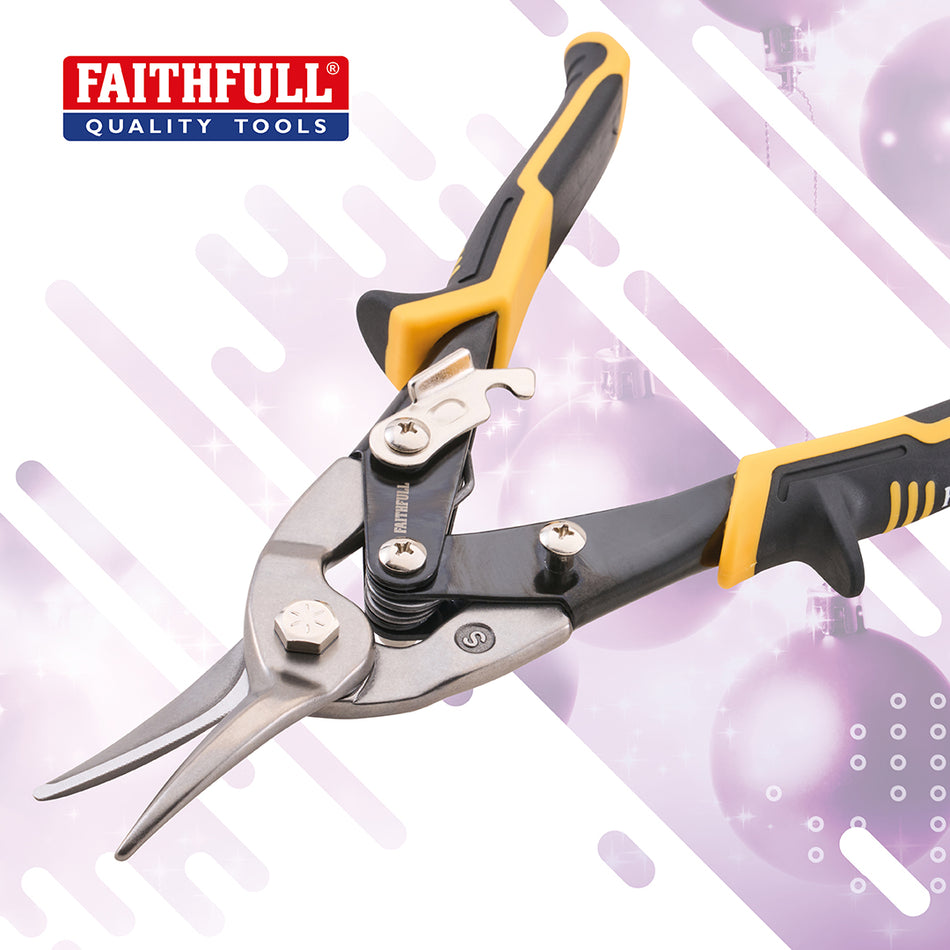 FAITHFULL C/POUND AVIATION SNIPS STRAIGHT CUT - FAIAS