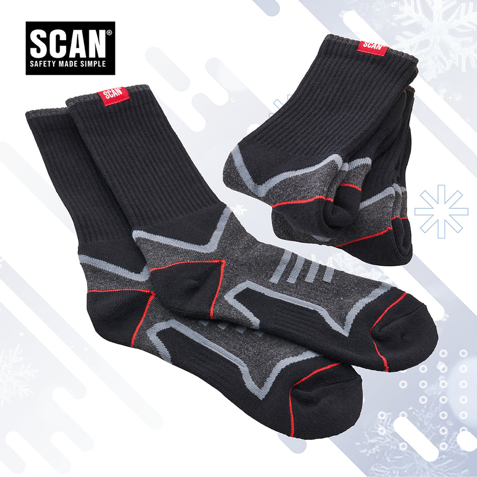SCAN WORK SOCKS TRIPLE PACK - SCASOCKS3