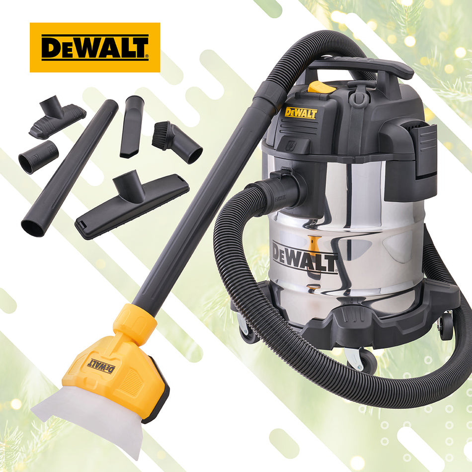 DEWALT WET & DRY VACUUM 25L + DUST COLLECTOR - DXV25SPTAA