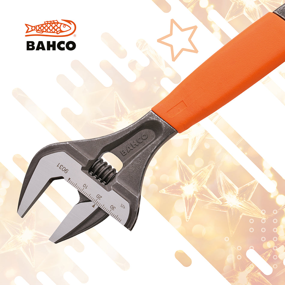 BAHCO ADJUSTABLE WRENCH 8IN - 9031