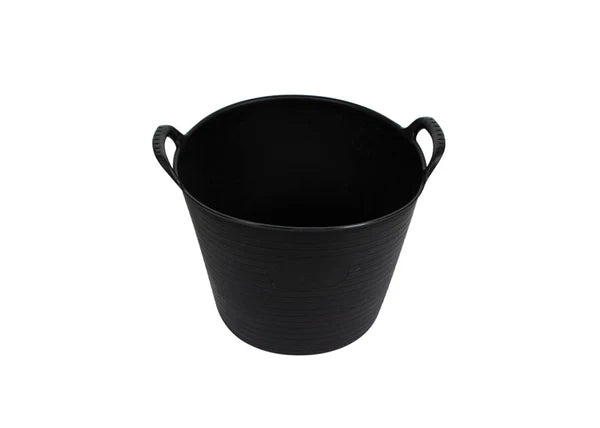 Xtrade X0900034 Black Flexi-Tub Garden Flexible Builders Bucket Tub 25L - Recycled Plastic