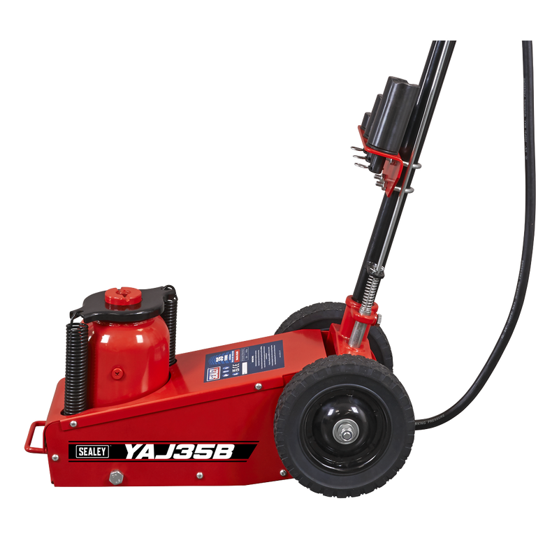 Sealey YAJ35B Air Operated Single Stage Trolley Jack 35 Tonne