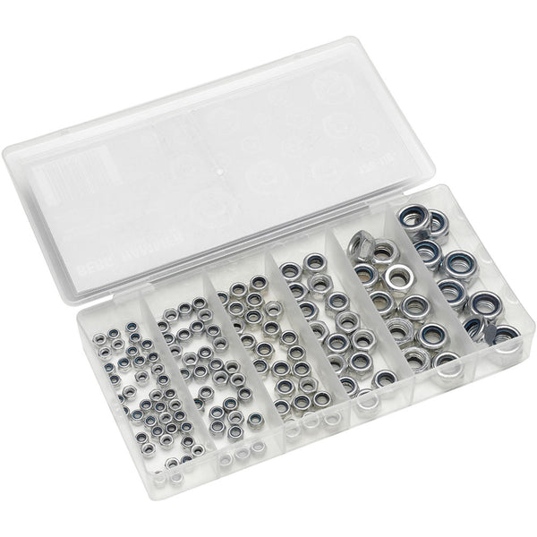 Clarke 1801890 CHT890 128 Piece Assorted Nylon Lock Nuts
