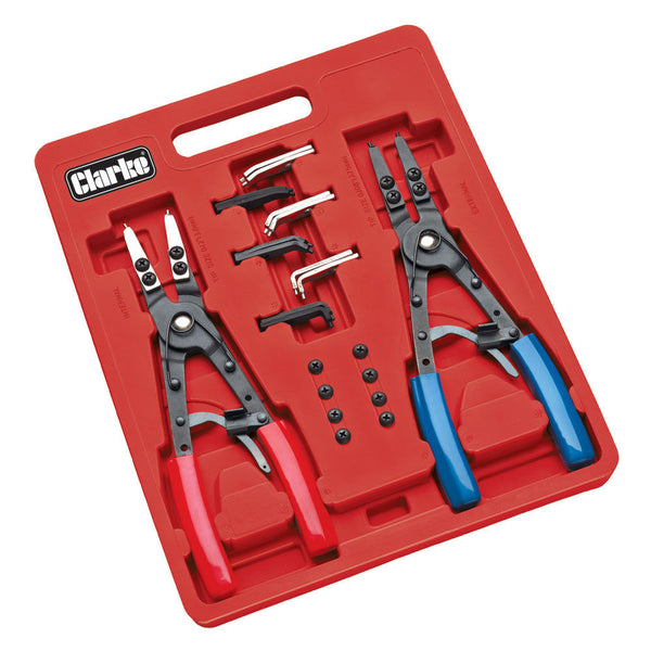 Clarke 1801686 CHT686 10" (254mm) Circlip Plier Set