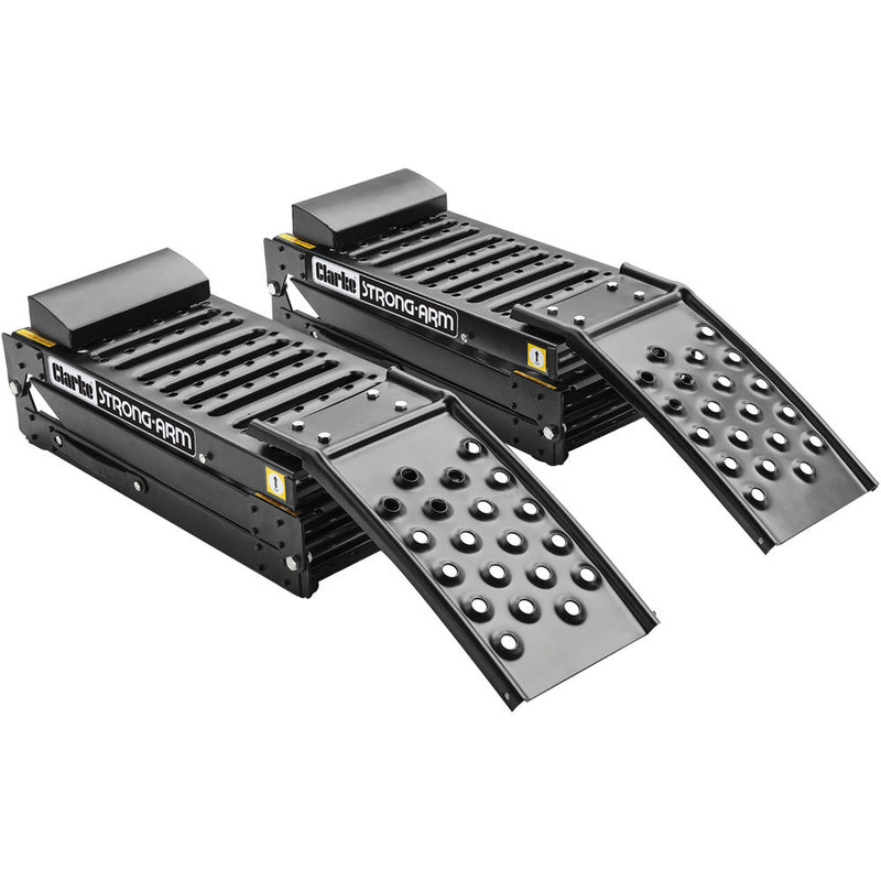 Clarke 7610199 CFSR500 Pair of Steel Folding Ramps (500kg)