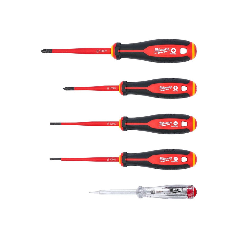 Milwaukee 4932478737 Tri-Lobe VDE 5 Piece Screwdriver Set