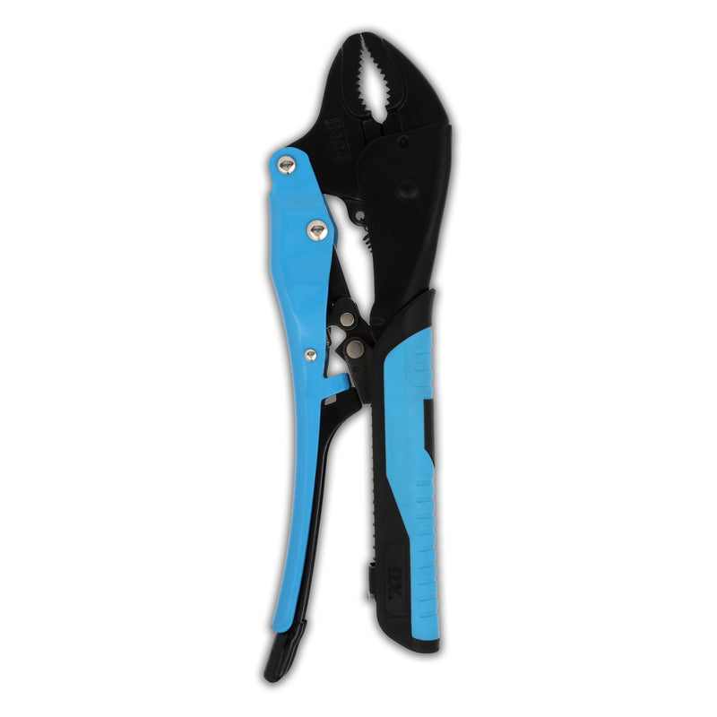 OX Hand Tools P327302 Auto Adjust 10-Inch Curve Jaw Pliers - Gripped
