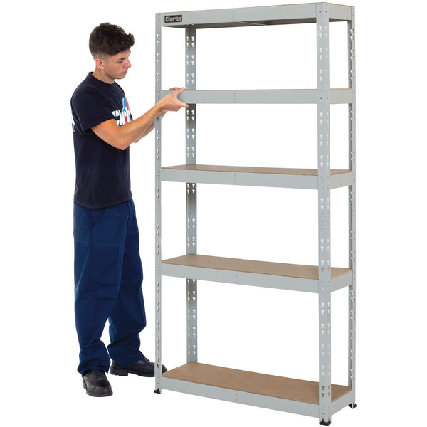 Clarke 6600762 CSM5265/30LG Heavy Duty Boltless Shelving (Light Grey)