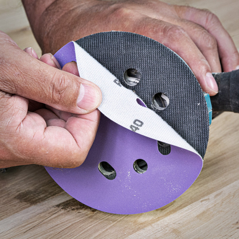 Trend Tools AB/125/240A Aluminium Oxide Random Orbital Sanding Disc 240 Grit 125Mm 10Pc