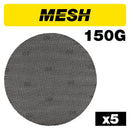 Trend Tools AB/225/150M Mesh Random Orbital Sanding Disc 5Pc 225Mm 150 Grit