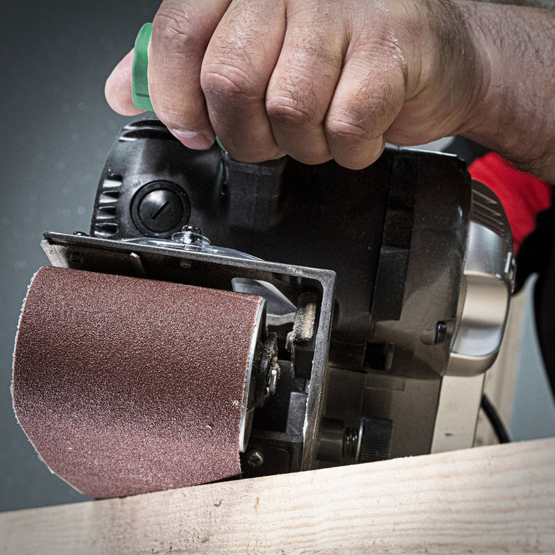 Trend Tools AB/B100/80A Aluminium Oxide Sanding Belt 80 Grit 100Mm X 610Mm 3Pc