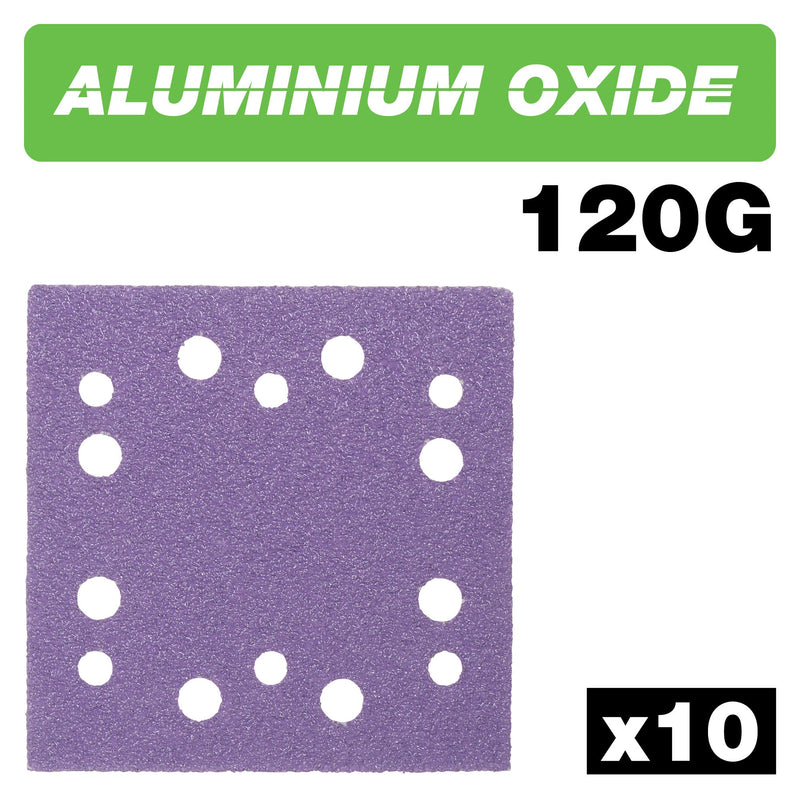 Trend Tools AB/QTR1/120A Aluminium Oxide 1/4 Sheet Sanding Sheet 120 Grit 114Mm X 110Mm 10Pc