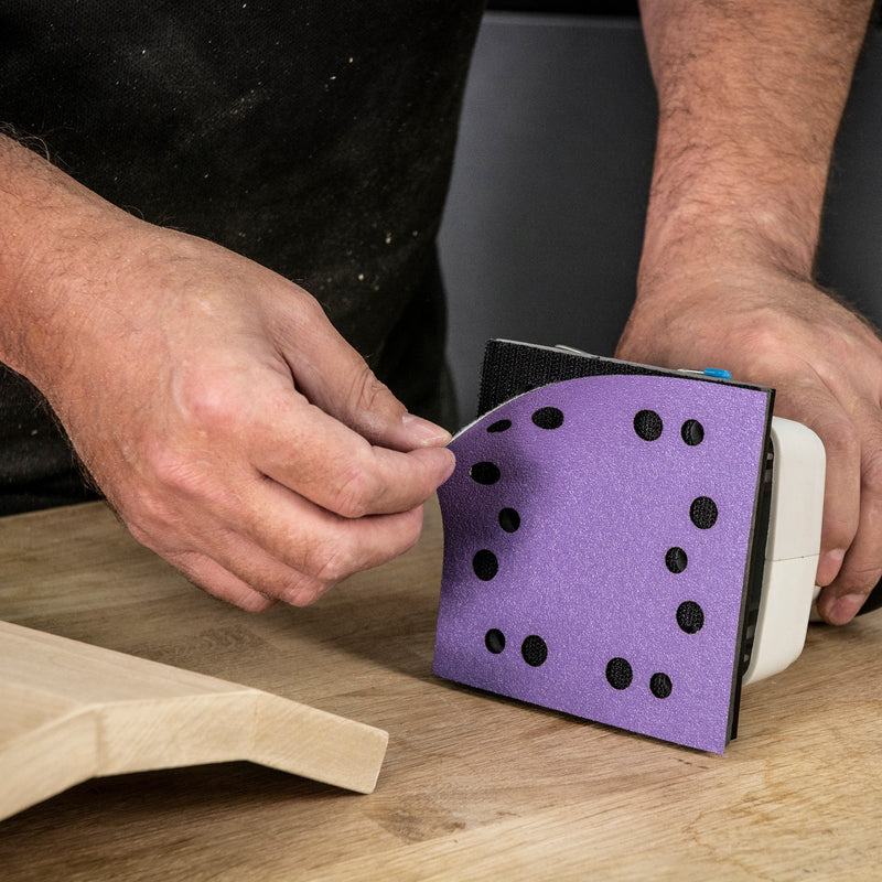 Trend Tools AB/QTR1/120A Aluminium Oxide 1/4 Sheet Sanding Sheet 120 Grit 114Mm X 110Mm 10Pc