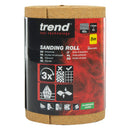 Trend Tools AB/R115/40A 115Mm X 5M 40 Grit Aluminium Oxide Sanding Roll