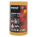 Trend Tools AB/R115/80A 115Mm X 5M 80 Grit Aluminium Oxide Sanding Roll