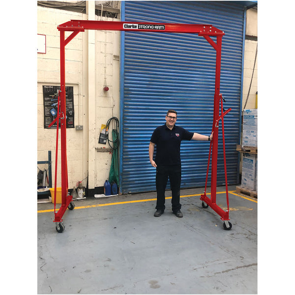 Clarke 7612570 CWGC1000 1 Tonne Portable Gantry Crane