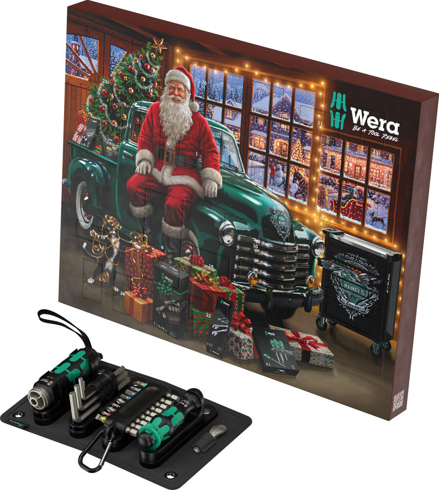WERA ADVENT CALENDAR 2026 WITH BOTTLE OPENER, 24 PC