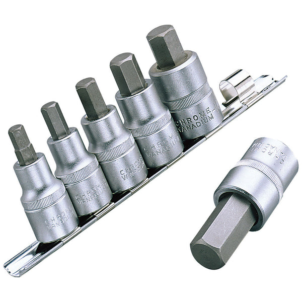 Clarke 1700780 PRO374 Professional 6 Piece 3/8" Drive Hex Socket Set