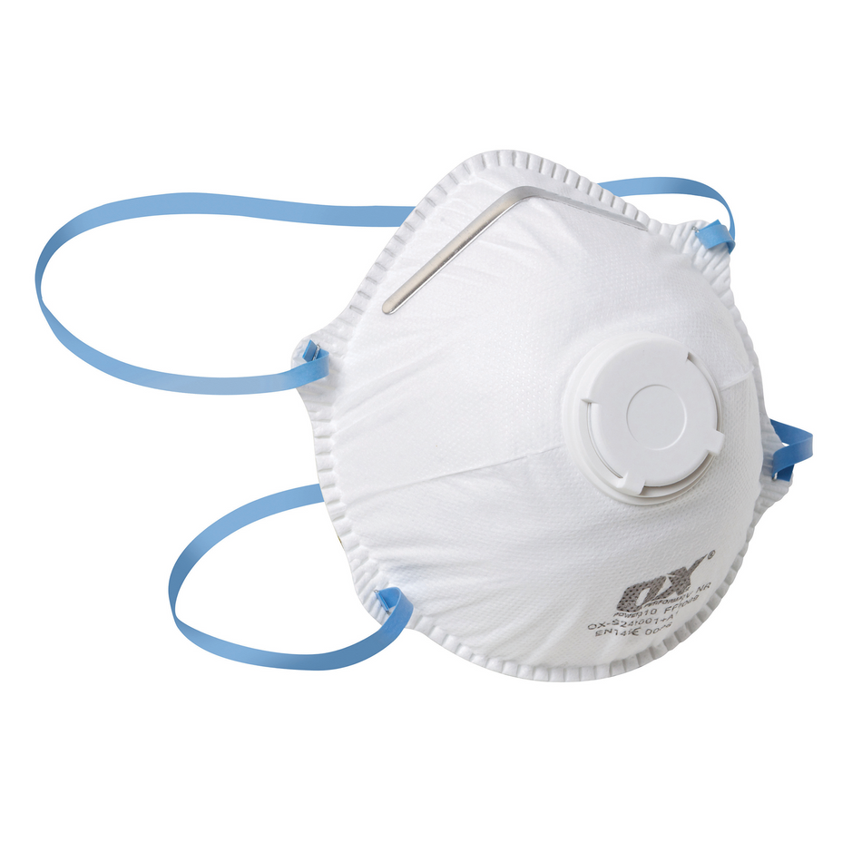 OX Tools OX-S488201 S212 FFP2V NR Moulded Cup Respirator