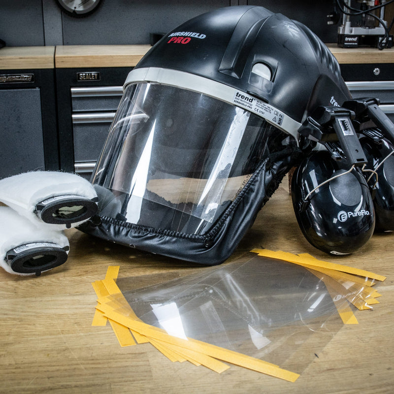 Trend Tools AIR/PRO/D6/E Airshield Pro Bundle With Filters And Ear Defenders