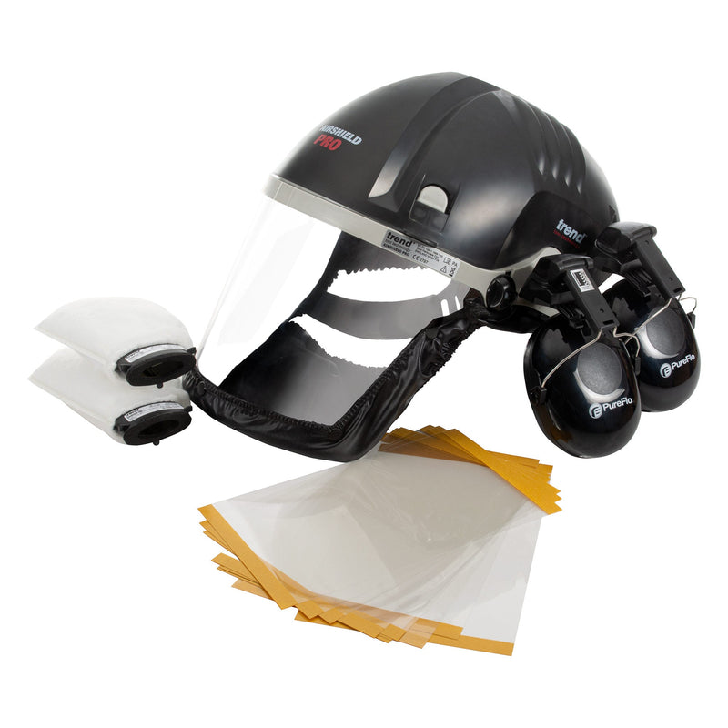 Trend Tools AIR/PRO/D6 Airshield Pro Bundle With Filters And Ear Defenders