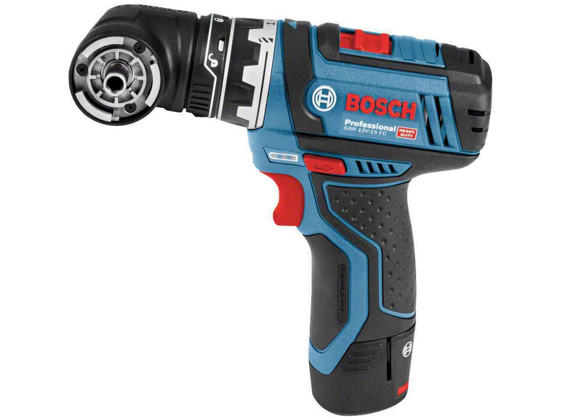 Bosch GSR12V15FC Professional L-Boxx Kit With Batteries, Charger and A