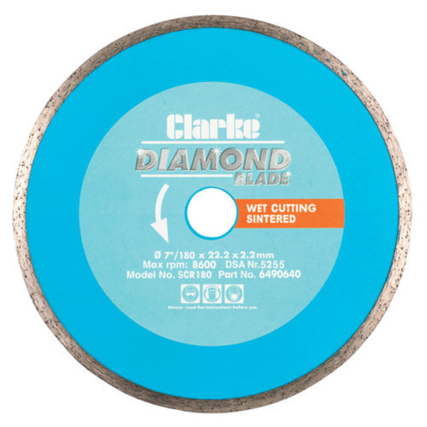 Clarke 6490640 SCR180 Diamond Blade 180mm