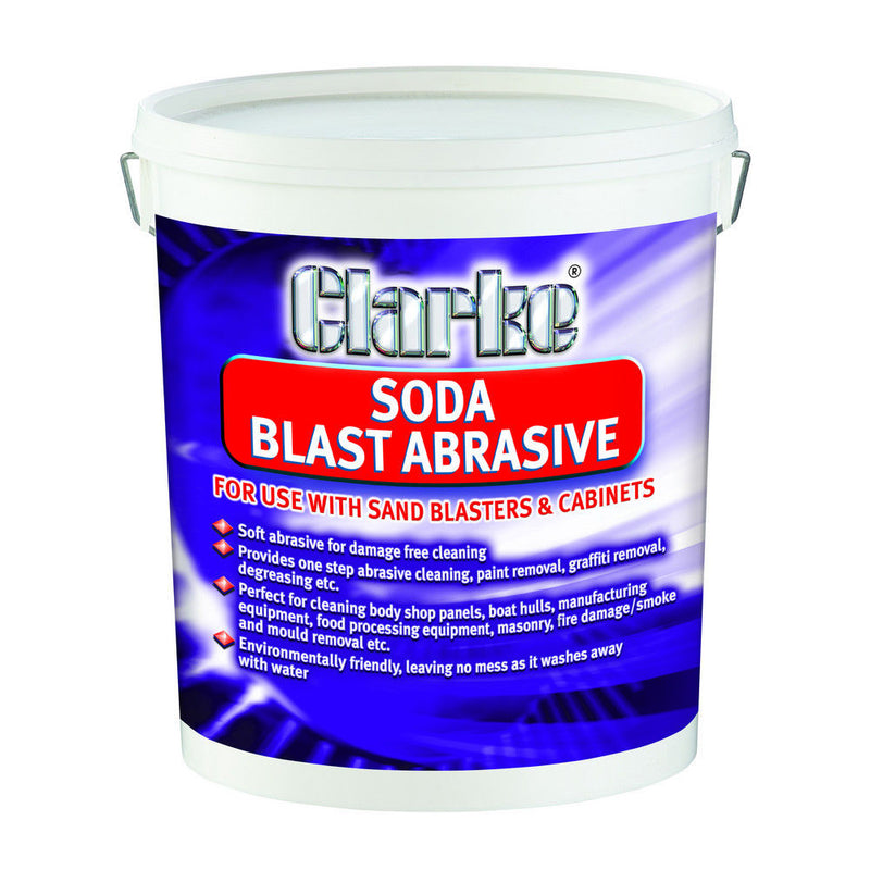 Clarke 3052800 Coarse Grain Soda Blast Abrasive (22kg)
